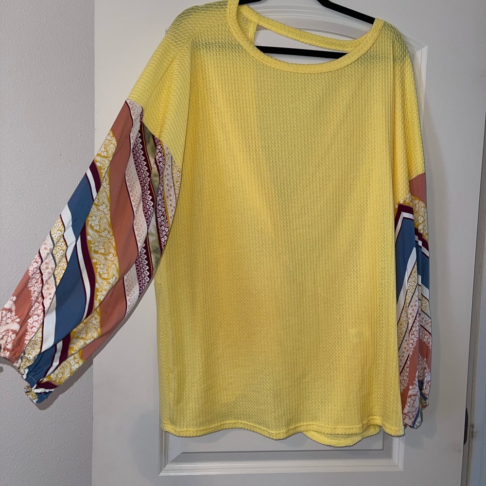 Open Back Sweater W/ Beautiful Arm Details